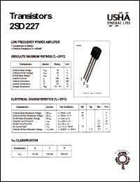 2SD227 Datasheet