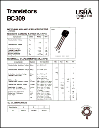 BC309 Datasheet