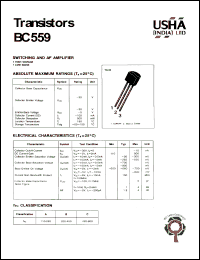 BC559BZL1 Datasheet