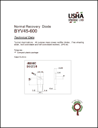 BYV45-600 Datasheet