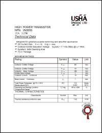 2N3055 Datasheet