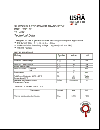 2N6107 Datasheet