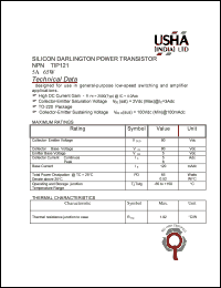 TIP121 Datasheet