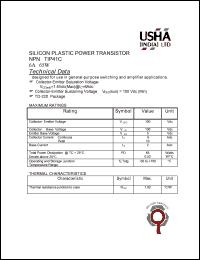 TIP41C Datasheet