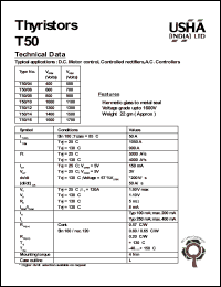 T50/06 Datasheet