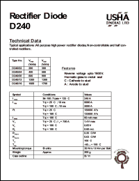 D240/12 Datasheet
