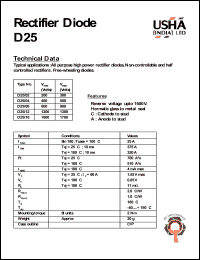 D25XB60 Datasheet