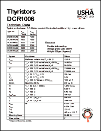 DCR1006SF25 Datasheet
