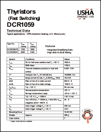 DCR1059/21 Datasheet