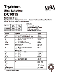 DCR915/12 Datasheet