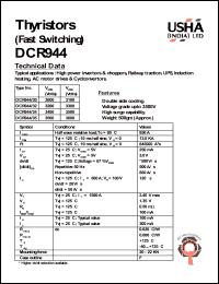 DCR944/30 Datasheet