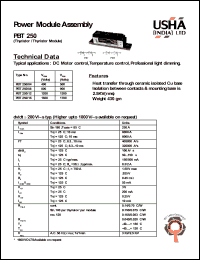 PBT250/08 Datasheet