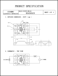 KSA240AC8 Datasheet