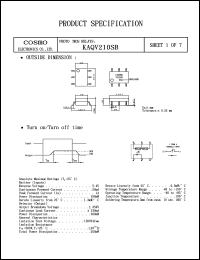 KAQV210 Datasheet