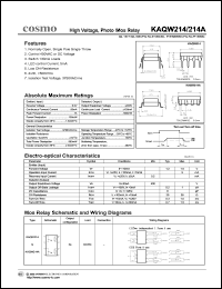 KAQW210TSB Datasheet