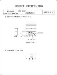 S1A240D00 Datasheet