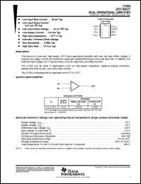 LF353P Datasheet