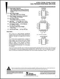 LT1013DIDR Datasheet