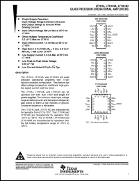 LT1014AMFKB Datasheet