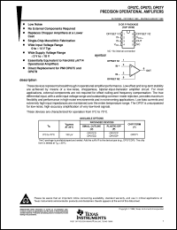 OP07DP Datasheet