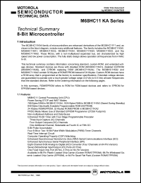 MC68HC11KA4CFU4 Datasheet