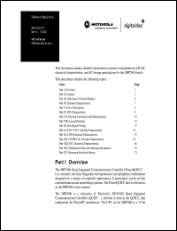 XPC860SRZP80nn Datasheet