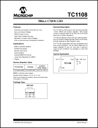 TC1108-3.0VDBTR Datasheet