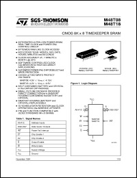 M48T18-100MH1TR Datasheet