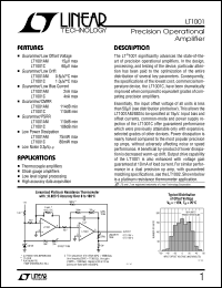 LT1001AMJ8/883 Datasheet