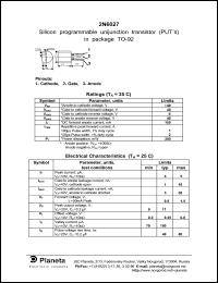 2N6027 Datasheet