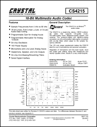 CS4215 Datasheet