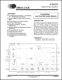 CS4235-JQ Datasheet