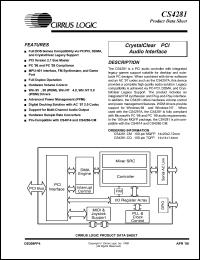 CS4281-CM Datasheet