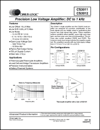 CS3012-IS Datasheet