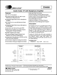 CS4202 Datasheet
