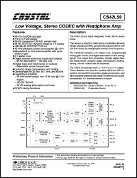 CS42L50-KN Datasheet