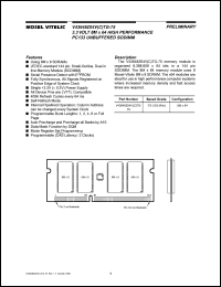 V43648Z04VTG-75 Datasheet