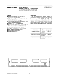 V436516R04VLTG-75 Datasheet