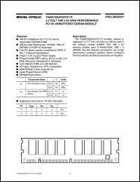 V436516R04VTG-75 Datasheet