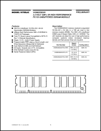 V436632S24VXTG-75PC Datasheet