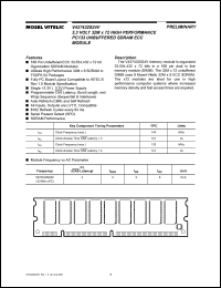 V437432S24VXTG-10PC Datasheet