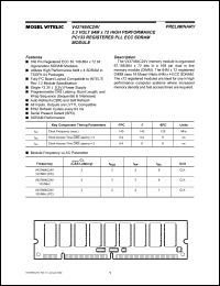 V437464C24VXTG-10PC Datasheet