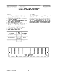 V437464E24VXTG-10PC Datasheet