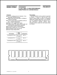 V437464Q24VXTG-75PC Datasheet