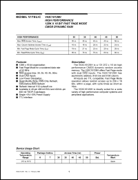 V53C16126HT35 Datasheet