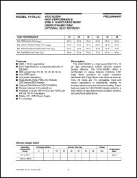 V53C16258SLT50 Datasheet