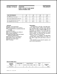 V53C816HK50 Datasheet