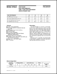 V53C16129HT40 Datasheet