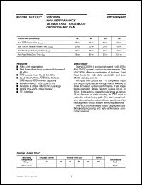 V53C806HK50 Datasheet