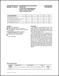 V53C8125HT40 Datasheet